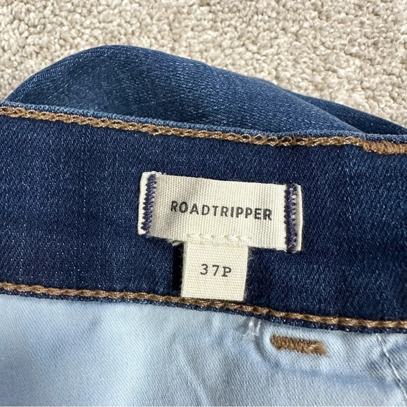 Madewell Roadtripper Jeans Skinny Leg High-Rise Blue Plus Size 37P - Picture 10 of 16